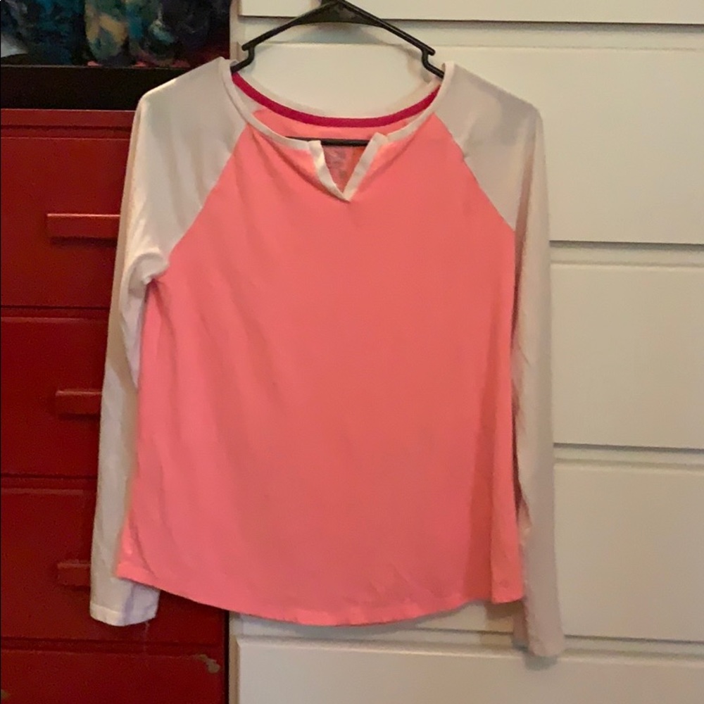 SO Pink and white Long sleeve top - size S